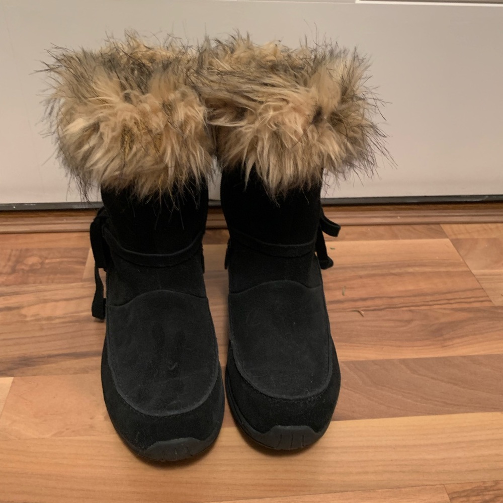 Sorel Northern Lite Tall Insulated Black Boots Size 7.5